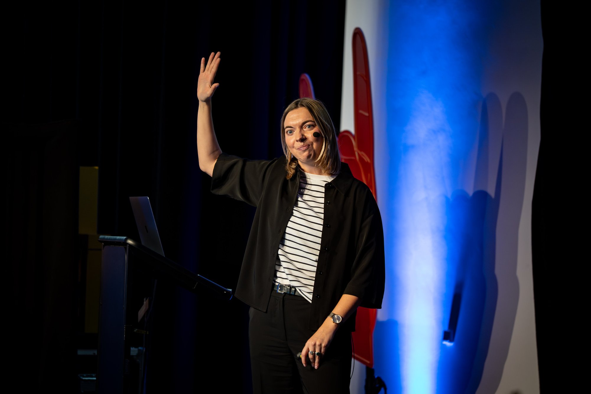 Clarissa Filius op podium