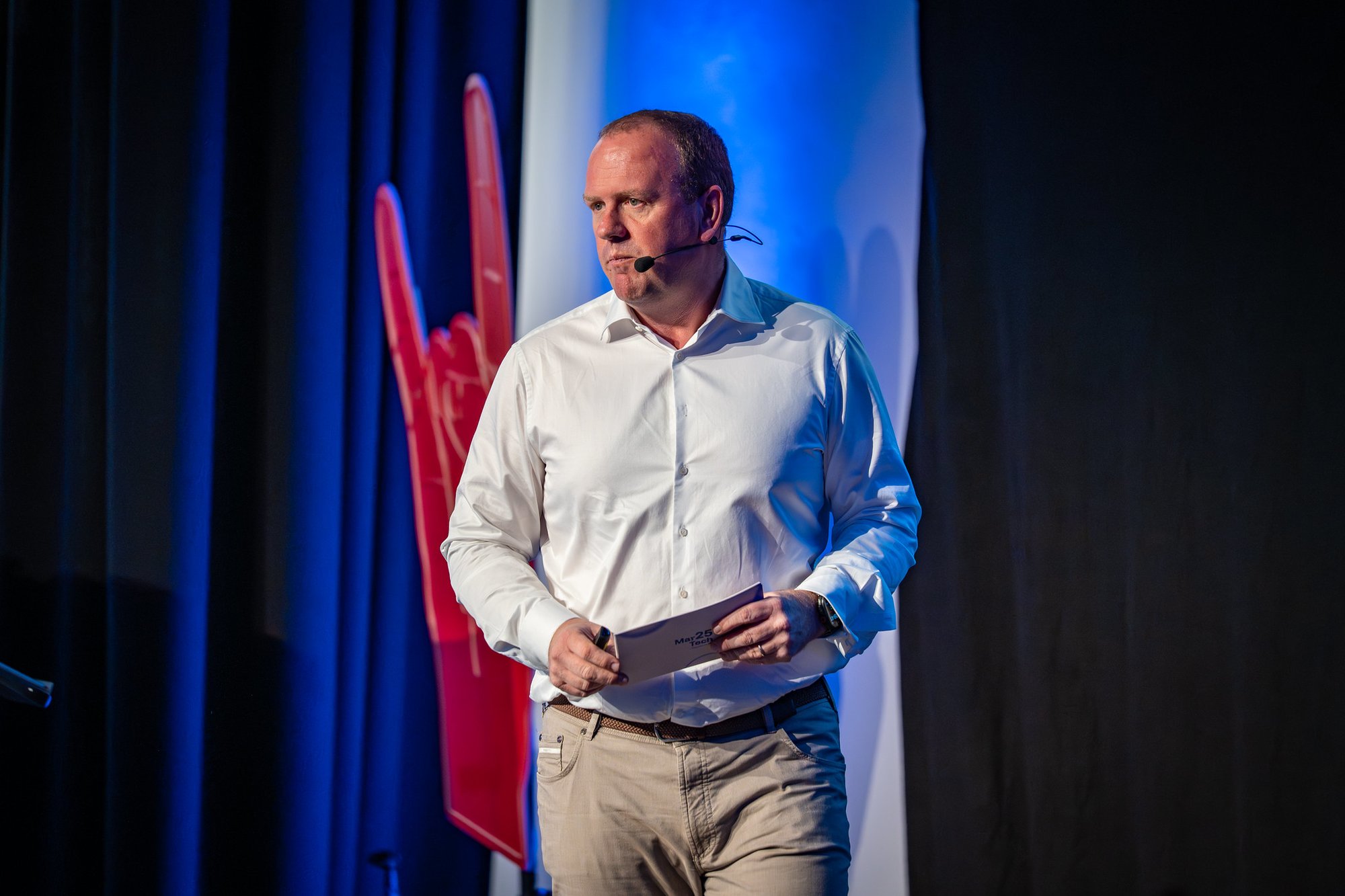 Steven Van Belleghem op podium