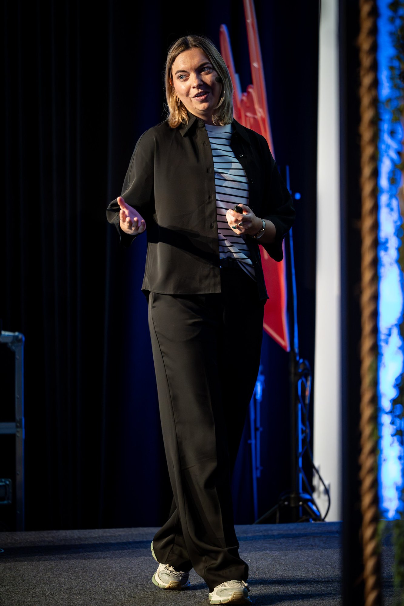 Spreker Clarissa Filius op podium